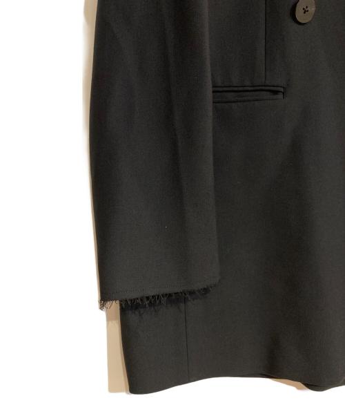 edition（エディション）edition (エディション) ウールライク オーバーサイズドジャケット ブラック サイズ:34の古着・服飾アイテム