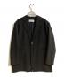 edition（エディション）の古着「ウールライク オーバーサイズドジャケット」｜ブラック