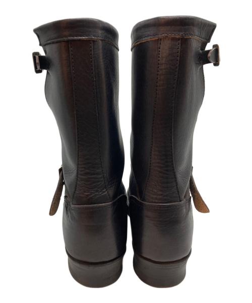 CUSHMAN（クッシュマン）Cushman (クッシュマン) OILED LEATHER ENGINEER BOOTS ブラック サイズ:10の古着・服飾アイテム