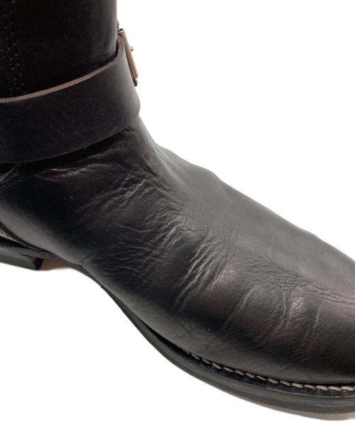 CUSHMAN（クッシュマン）Cushman (クッシュマン) OILED LEATHER ENGINEER BOOTS ブラック サイズ:10の古着・服飾アイテム