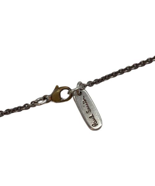 PAUL SMITH（ポールスミス）Paul Smith (ポールスミス) オニキスモチーフネックレス シルバーの古着・服飾アイテム