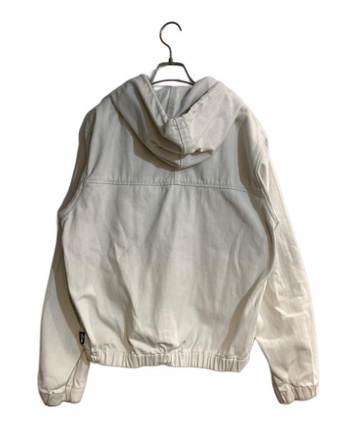 stussy（ステューシー）stussy (ステューシー) 21SS Solid Work JACKET ホワイト サイズ:Mの古着・服飾アイテム