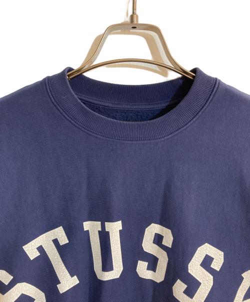stussy（ステューシー）stussy (ステューシー) 23SS SUN FADED OVERSIZED CREW ネイビー サイズ:Sの古着・服飾アイテム