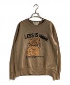 REMI RELIEF×HPSレミレリーフ×-）の古着「別注 HARD SP加工20／スウェット（LESS IS MORE C）」｜ブラウン
