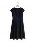 ANAYI（アナイ）の古着「ウールツイルジャージフレアワンピース」｜ネイビー