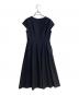 ANAYI (アナイ) ウールツイルジャージフレアワンピース ネイビー サイズ:M：18000円