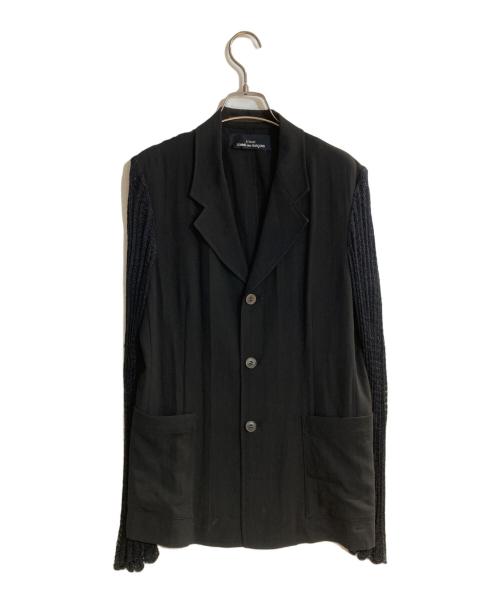 tricot COMME des GARCONS（トリココムデギャルソン）tricot COMME des GARCONS (トリココムデギャルソン) 袖レース3Ｂジャケット ブラック サイズ:不明の古着・服飾アイテム