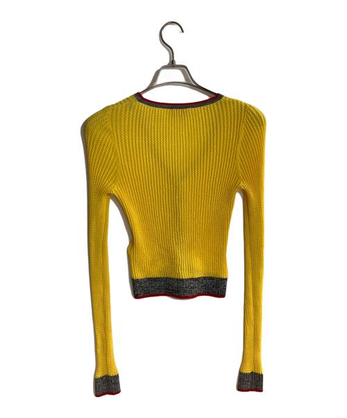 DIESEL（ディーゼル）DIESEL (ディーゼル) M-ARIANNE CARDIGAN イエロー サイズ:Sの古着・服飾アイテム
