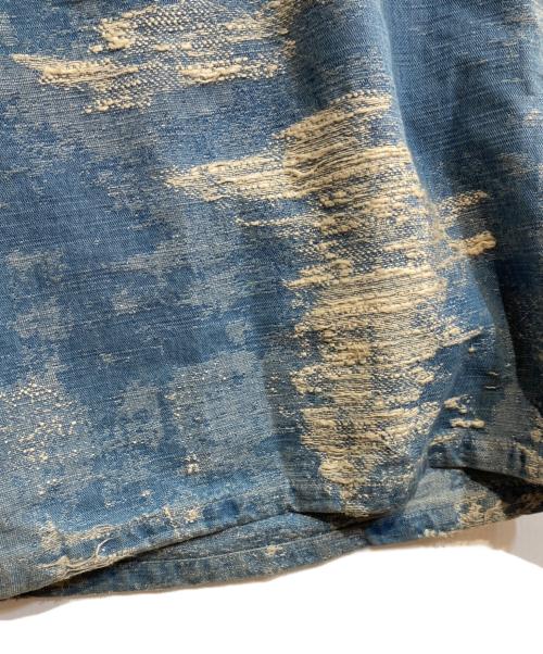 TAAKK（ターク）TAAKK (ターク) 25AW デザイントラウザーズ ジャガードデニムパンツ インディゴ(ブリーチインディゴ) サイズ:２の古着・服飾アイテム