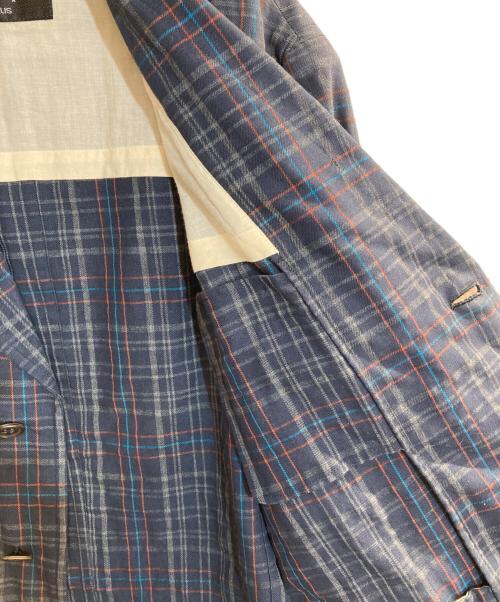 COMME des GARCONS HOMME PLUS（コムデギャルソンオムプリュス）COMME des GARCONS HOMME PLUS (コムデギャルソンオムプリュス) 97SS チェックテーラードジャケット グレー サイズ:Mの古着・服飾アイテム