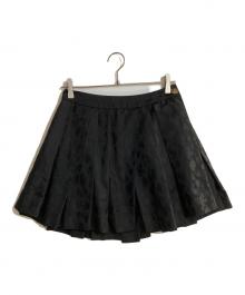 Vivienne Westwood RED LABEL（ヴィヴィアンウエストウッドレッドレーベル）の古着「レオパードショートスカート」｜ブラック