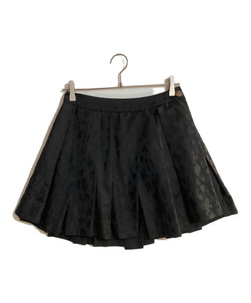 Vivienne Westwood RED LABEL（ヴィヴィアンウエストウッドレッドレーベル）Vivienne Westwood RED LABEL (ヴィヴィアンウエストウッドレッドレーベル) レオパードショートスカート ブラック サイズ:2の古着・服飾アイテム