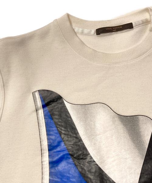 LOUIS VUITTON（ルイ ヴィトン）LOUIS VUITTON (ルイ ヴィトン) ガストンVフラッグスウェット ホワイト サイズ:Sの古着・服飾アイテム