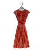 CORCOVADOコルコバード）の古着「総柄プリントワンピース」｜レッド