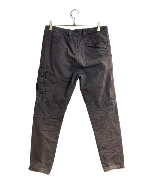 STONE ISLAND（ストーンアイランド）STONE ISLAND (ストーンアイランド) ロゴパッチガーメントダイカーゴパンツ ブラック サイズ:32の古着・服飾アイテム