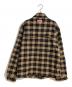 KENZO (ケンゾー) ウール混オーバーサイズチェックシャツ ブラウン サイズ:M：19000円