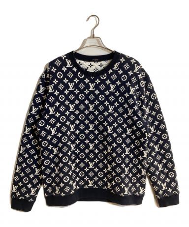 国内正規品ルイヴィトンメンズモノグラムジャガードクルーネックスウェットXS 中古・古着通販】LOUIS VUITTON (ルイ ヴィトン) フルモノグラム