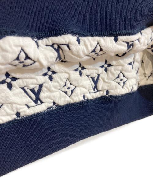 LOUIS VUITTON（ルイ ヴィトン）LOUIS VUITTON (ルイ ヴィトン) フルモノグラムジャガードクルーネックスウェット ネイビー サイズ:XXLの古着・服飾アイテム