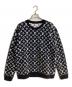 LOUIS VUITTON（ルイ ヴィトン）の古着「フルモノグラムジャガードクルーネックスウェット」｜ネイビー