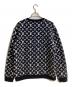 LOUIS VUITTON (ルイ ヴィトン) フルモノグラムジャガードクルーネックスウェット ネイビー サイズ:XXL：100000円