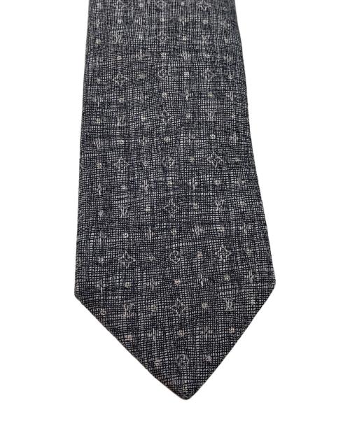 LOUIS VUITTON（ルイ ヴィトン）LOUIS VUITTON (ルイ ヴィトン) モノグラムネクタイ シルバー サイズ:不明の古着・服飾アイテム