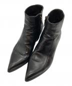 Saint Laurent Parisサンローランパリ）の古着「フィン サイドジップショートブーツ」｜ブラック