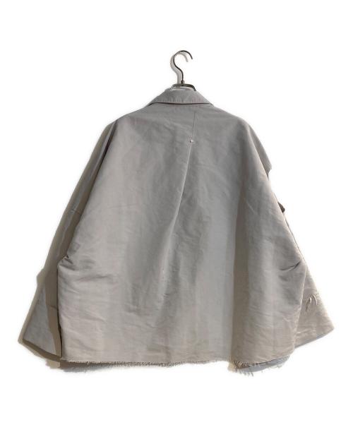 Knuth Marf（クヌースマーフ）Knuth Marf (クヌースマーフ) cutting edge shirt jacket グレー サイズ:Sの古着・服飾アイテム
