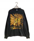 ALL SPORTオールスポーツ）の古着「Emerson, Lake & Palmer 92年ツアーロングスリーブＴシャツ」｜ブラック