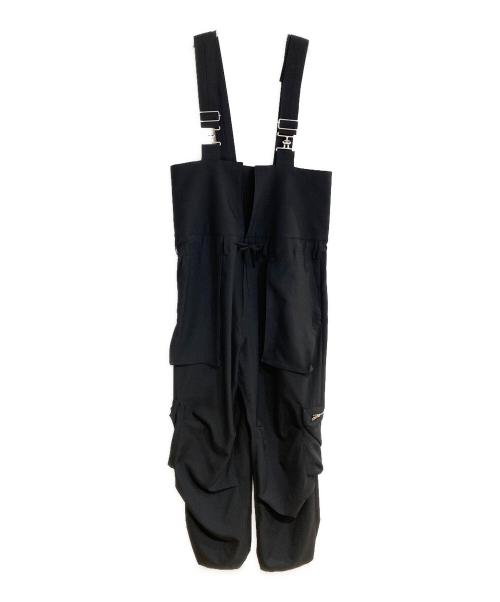 s'yte（サイト）s'yte (サイト) STRETCH TWILL ZIP POCKET PARACHUTE DECK PANTS ブラック サイズ:3の古着・服飾アイテム