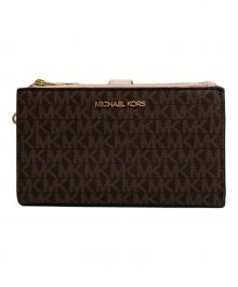 MICHAEL KORS（マイケル・コース）の古着「2つ折り財布」｜ブラウン