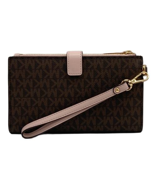 MICHAEL KORS（マイケル・コース）MICHAEL KORS (マイケル・コース) 2つ折り財布 ブラウンの古着・服飾アイテム