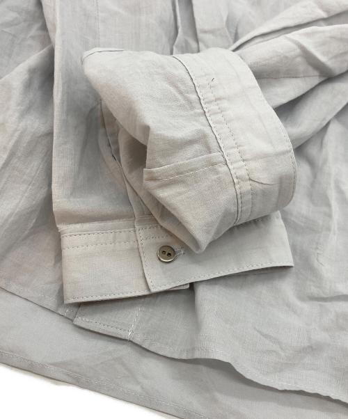 GALERIE VIE（ギャルリーヴィー）GALERIE VIE (ギャルリーヴィー) インドコットンブザムシャツ グレー サイズ:Fの古着・服飾アイテム