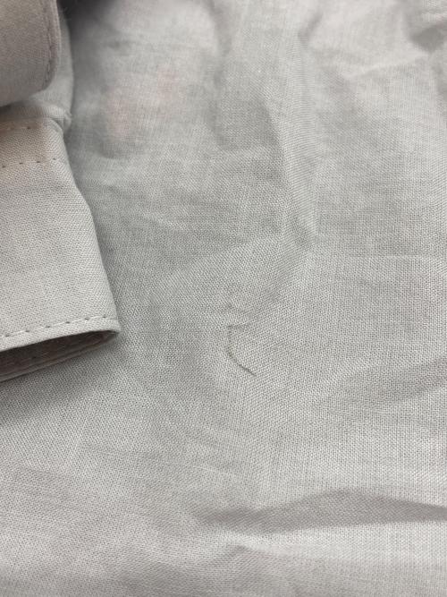 GALERIE VIE（ギャルリーヴィー）GALERIE VIE (ギャルリーヴィー) インドコットンブザムシャツ グレー サイズ:Fの古着・服飾アイテム