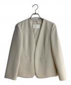 BALLSEYボールジィ）の古着「ドライダブルクロスノーカラージャケット」｜ベージュ