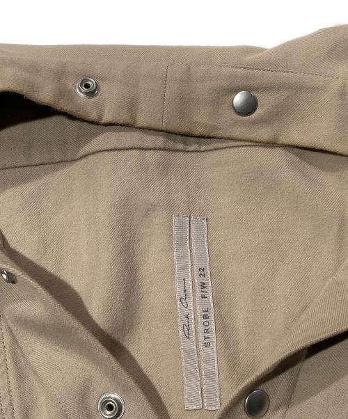 RICK OWENS（リックオウエンス）RICK OWENS (リックオウエンス) LARRY FOGPOCKET SHIRT PEARL(ベージュ) サイズ:48の古着・服飾アイテム