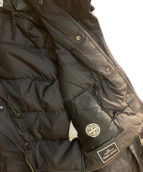 STONE ISLAND（ストーンアイランド）STONE ISLAND (ストーンアイランド) アーカイブコーティングモッズコート ブラック サイズ:Sの古着・服飾アイテム