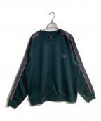 Needlesニードルズ）の古着「Track Crew Neck Shirt/トラッククルーネックシャツ」｜グリーン