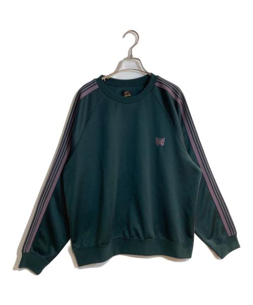 Needles（ニードルズ）Needles (ニードルズ) Track Crew Neck Shirt/トラッククルーネックシャツ グリーン サイズ:Ｌの古着・服飾アイテム
