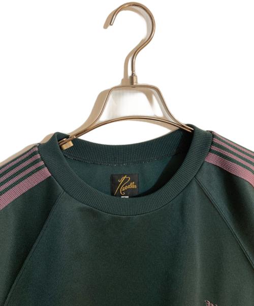 Needles（ニードルズ）Needles (ニードルズ) Track Crew Neck Shirt/トラッククルーネックシャツ グリーン サイズ:Ｌの古着・服飾アイテム