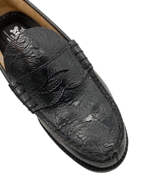 kenford（ケンフォード）kenford (ケンフォード) ペイズリーローファー ブラック サイズ:24の古着・服飾アイテム