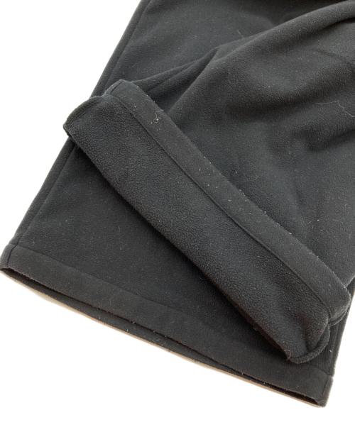 meanswhile（ミーンズワイル）meanswhile (ミーンズワイル) Fleece Wide Slacks/フリースワイドスラックス ブラック サイズ:3の古着・服飾アイテム
