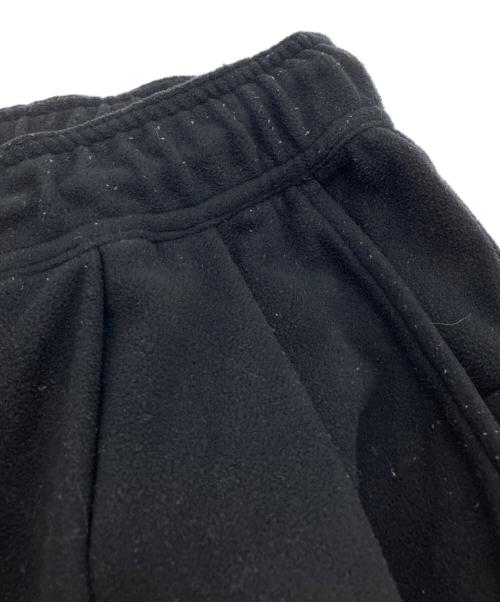 meanswhile（ミーンズワイル）meanswhile (ミーンズワイル) Fleece Wide Slacks/フリースワイドスラックス ブラック サイズ:3の古着・服飾アイテム