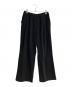 meanswhile（ミーンズワイル）の古着「Fleece Wide Slacks/フリースワイドスラックス」｜ブラック