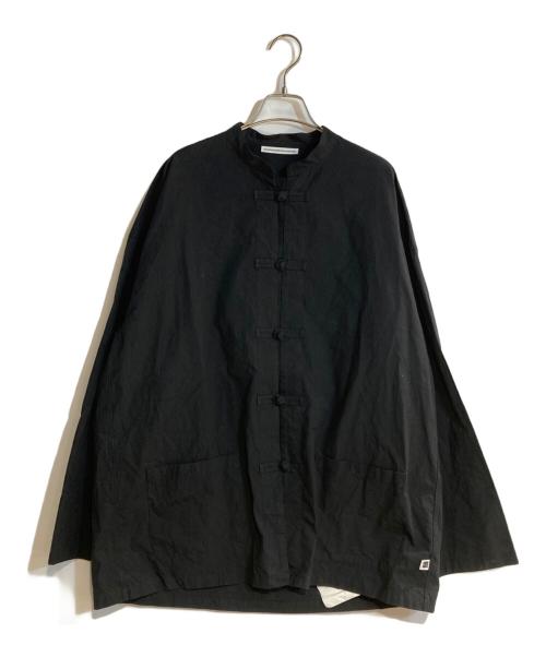GOODNEIGHBORS SHIRTS（グッドネイバーズシャツ）GOODNEIGHBORS SHIRTS (グッドネイバーズシャツ) コットンチャイナシャツ ブラック サイズ:Ｌの古着・服飾アイテム