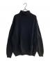 crepuscule（クレプスキュール）の古着「CO/WO Moss Stitch Turtle Neck」｜ブラック