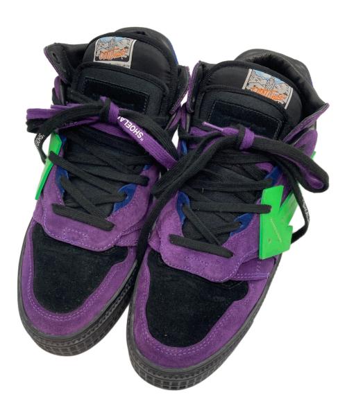 OFF-WHITE（オフホワイト）OFF-WHITE (オフホワイト) 20SS OFF COURT LOW TOP パープル サイズ:42の古着・服飾アイテム