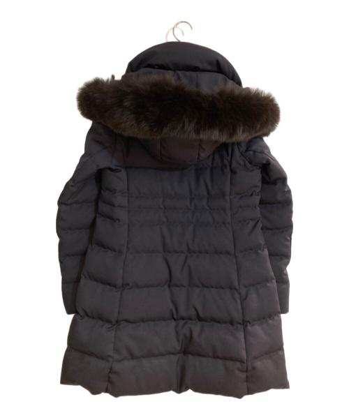 nano・universe（ナノ・ユニバース）nano・universe (ナノ・ユニバース) NISHIKAWA DOWN (ニシカワダウン) 西川ダウン(R) サージロングダウン ネイビー サイズ:36の古着・服飾アイテム