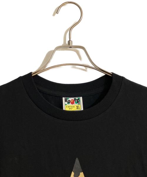 A BATHING APE（アベイシングエイプ）A BATHING APE (アベイシングエイプ) プリントTシャツ ブラック サイズ:XLの古着・服飾アイテム