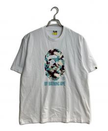 A BATHING APE（アベイシングエイプ）の古着「MAP CAMO RELAXED FIT TEE/マップカモリラックスドフィットティー」｜ホワイト
