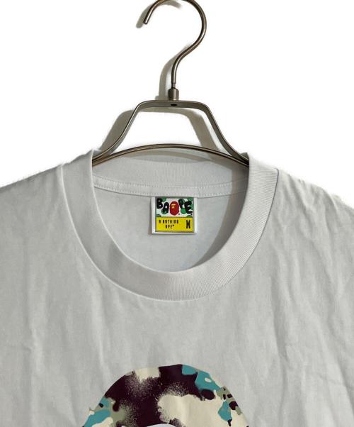 A BATHING APE（アベイシングエイプ）A BATHING APE (アベイシングエイプ) MAP CAMO RELAXED FIT TEE/マップカモリラックスドフィットティー ホワイト サイズ:Mの古着・服飾アイテム